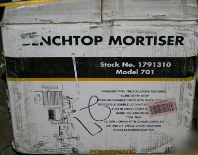 Powermatic 3/4HP benchtop mortiser