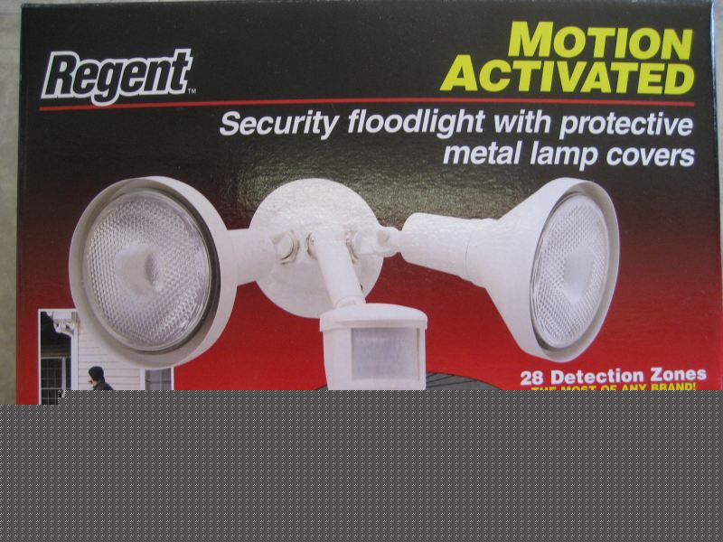 Regent motion activated security floodlight-reg MS28RW