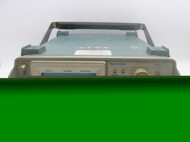 Tek 492 spectrum analyzer 50 mhz - 21 ghz opt: 2