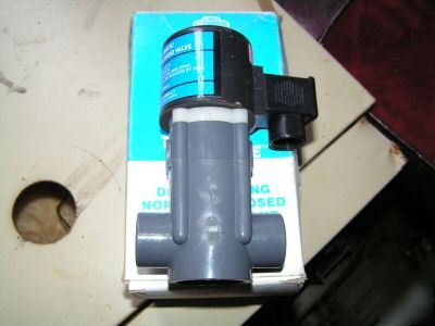 Cpvc solenoid valve 1/2 ips plast-o-matic chemical 