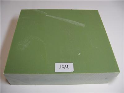 Green phenolic micarta 1 piece 2 1/2 inches thick 144