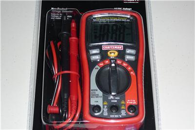 New craftsman digital multimeter cat iii-600V 82314 ncv