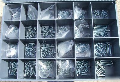 Pan head phillips screws tray, 6X3/8