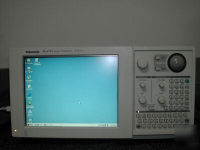 Tektronix tla 715 dual monitor logic analyzer 2* TLA7N2