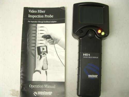 Westover HD1 handheld display for video fiber inspectio