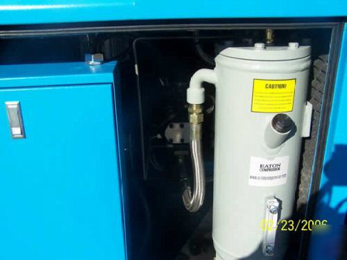 Eaton indus. 3-ph 10HP rotary dual volt air compressor