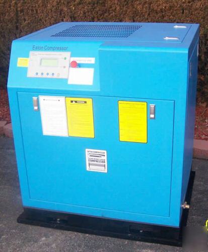 Eaton indus. 3-ph 10HP rotary dual volt air compressor