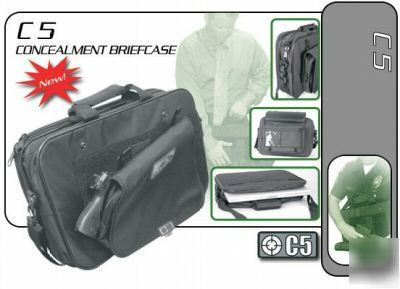 Hatch C5 concealment gun weapon police bag briefcase