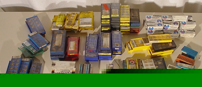 New 775 lot kennametal carbide boring inserts cnc mill