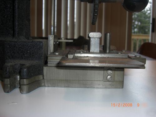 Numberall nameplate stamping press model #48 (relist)