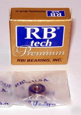 (10) R2-2RS premium grade bearings, 1/8