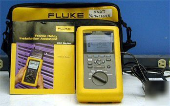 Fluke 660T frame relay installation assistant w/660M-T1