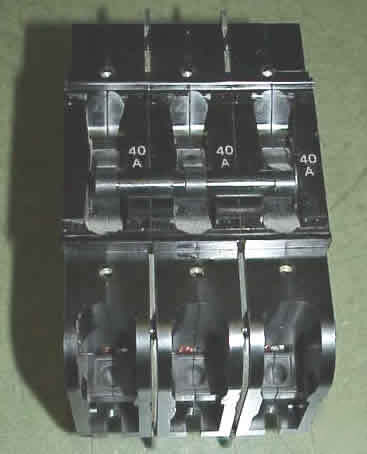 Heinmann 40 amp 3 phase circuit breaker TEB111020