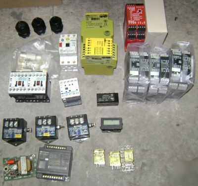 Huge lot of misc. industrial electrical components 