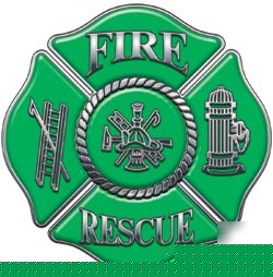 Firefighter decal reflective 4