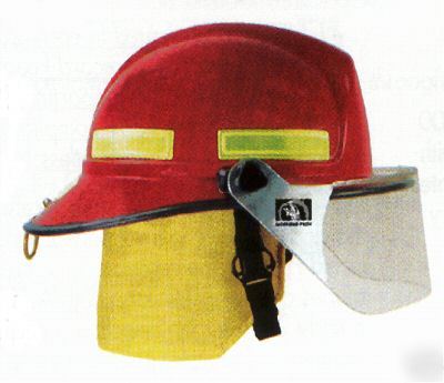 Morning pride lite force plus fireman helmet - yellow