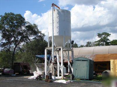 Sandblast silo 30 ton capacity sand blast media 