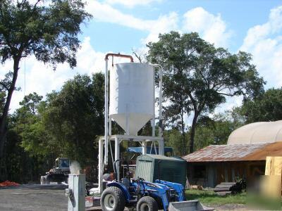 Sandblast silo 30 ton capacity sand blast media 