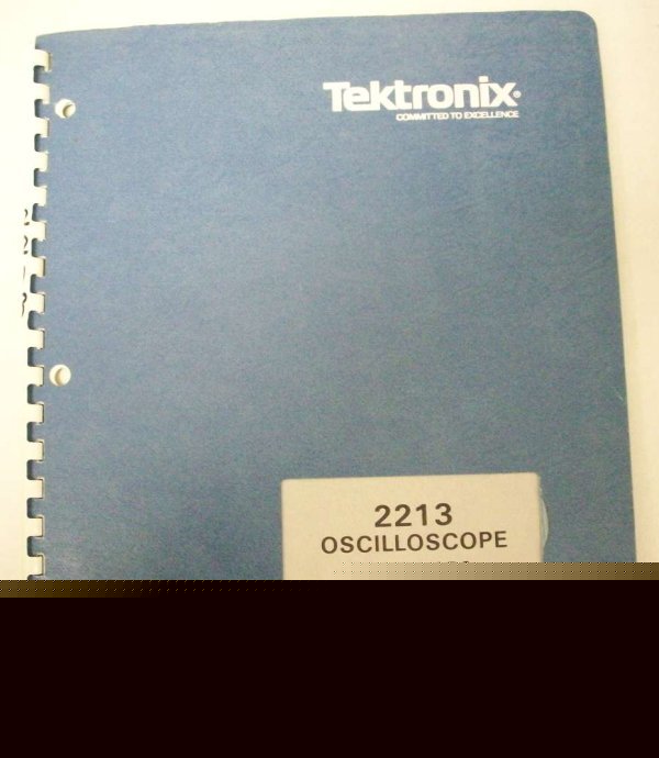 Tektronix 2213 oscilloscope instruction manual $5 ship