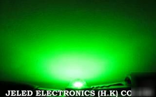 New 2PCS high-power 3W green 130 lumen led freeship