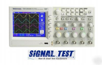 Tektronix TDS2024B 200 mhz digital oscilloscope used