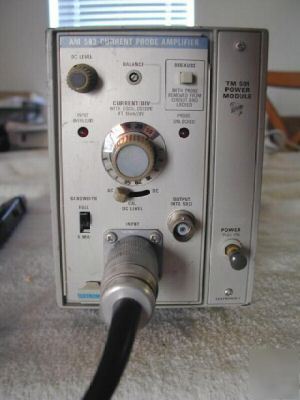 Tektronix am 503 current probe amplifier w/A6302 probe 