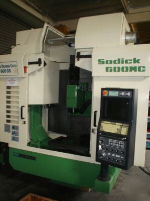 1999 sodick graphite cnc vertical machining center xlnt