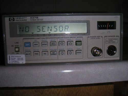 Agilent/hp 437B power meter 100KHZ-50GHZ