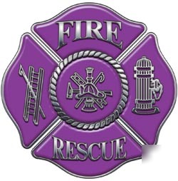 Firefighter decal reflective 6