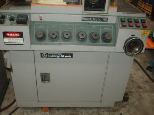 Giddings & lewis hr winslowmatic drill point grinder