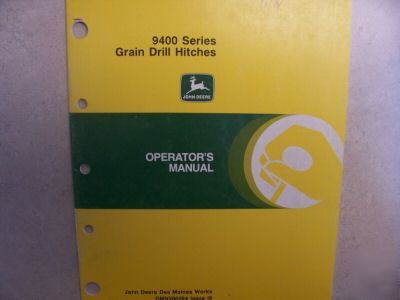 John deere 9400 series grain drill hitches op manual