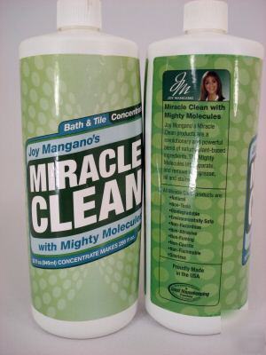 Joy mangano miracle clean concentrated soap bath tile
