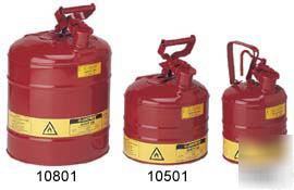 Justrite heavy duty 1 gallon type i safety can 