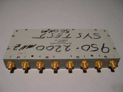 Mini circuits 15542 ZB8PD1-2 sma 8 way power divider