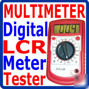 New digital lcr capacitance resistance meter tester ar