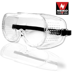 Safety work goggle clear - eye protection shop glasses