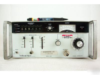 Wavetek 3001 signal generator 520 mhz