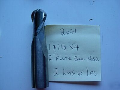 1 inch 2 flute ball nose carbide end mill #2071