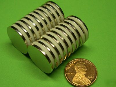 20 strong neodymium magnets 3/4