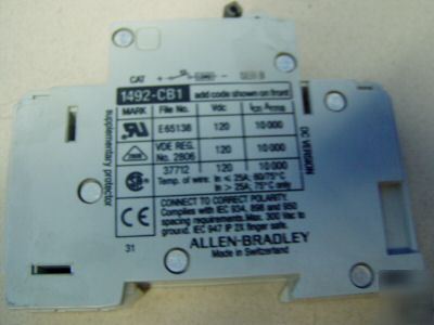 Allen bradley 3A 1P circuit breaker m/n: 1492-CB1 DG030