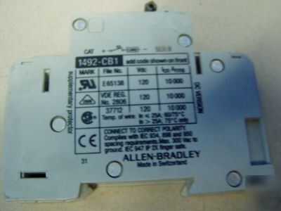 Allen bradley 3A 1P circuit breaker m/n: 1492-CB1 DG030