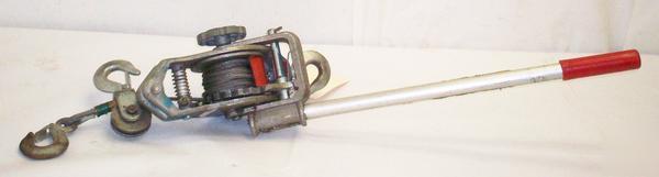 Dayton ratchet comealong cable winch puller 2 ton