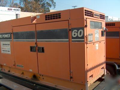 Diesel portable 60KVA multi-quip generator