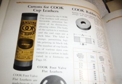 Rare - 1936 cook water well supplies catalog 320