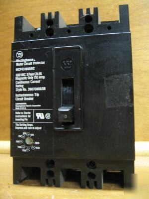 Westinghouse circuit breaker MCP431800RC 150 amp a 150A