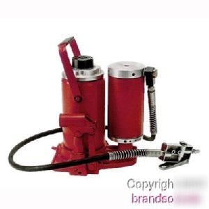 12 ton air powered over hydraulic pneumatic bottle jack