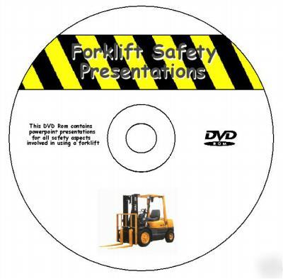 Forklift training health & safety presentation dvd