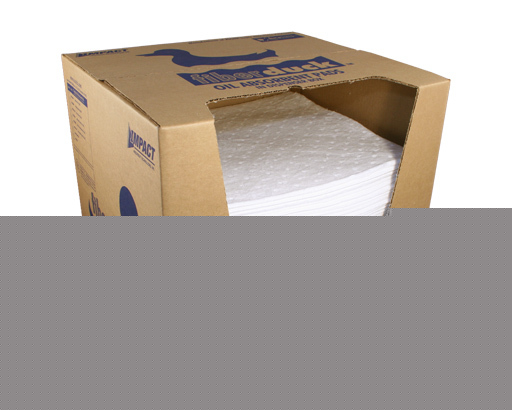 Bonded medium weight pads in dispenser box