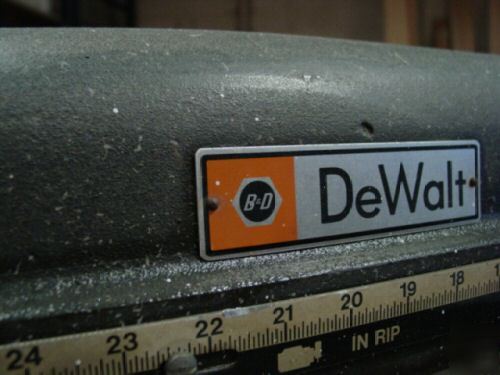 Dewalt radial arm saw 3526-77 - 16
