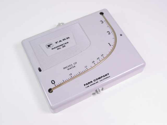 Farr company 25 manometer